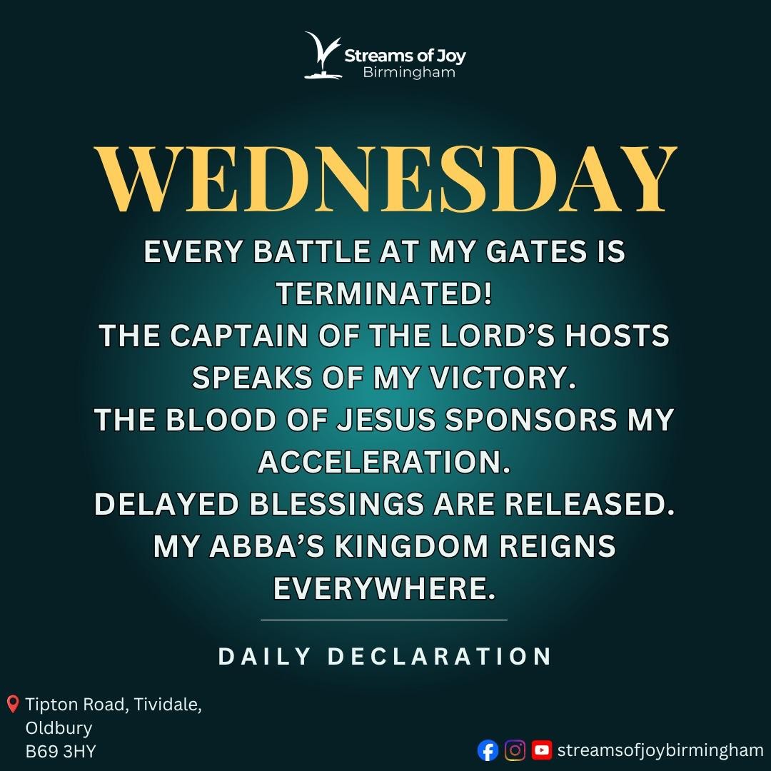 Wednesday daily declaration